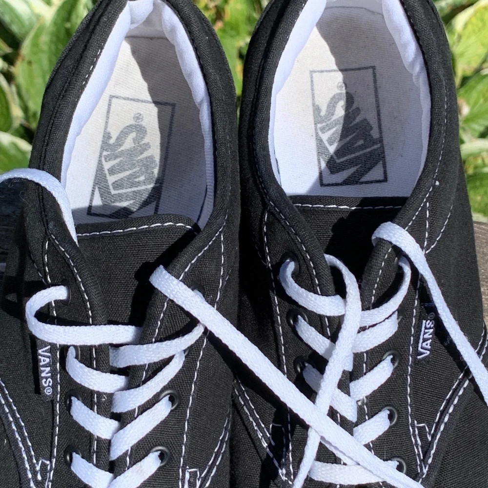 Vans Authentic Low Top Sneakers in Black